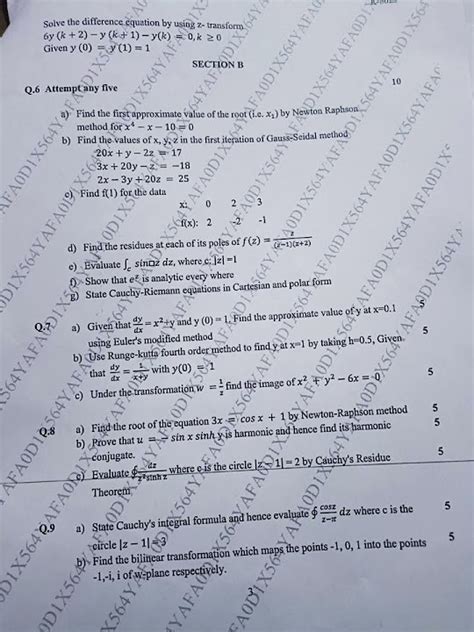 Engineering Mathematics Bamu