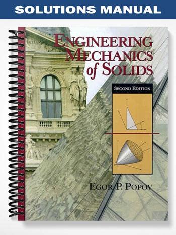 Engineering Mechanics Of Solids Solutions Manual Popov