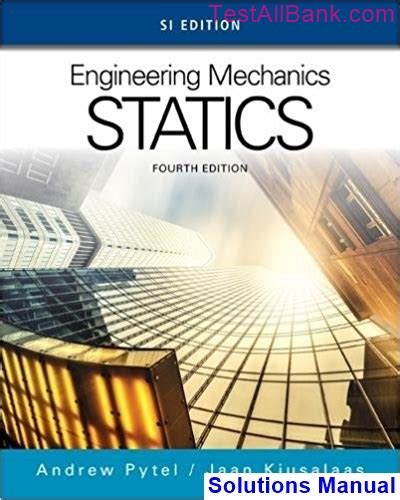 engineering mechanics statics pytel solution manual