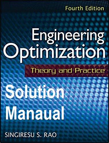 Engineering Optimization Solution Manual Download