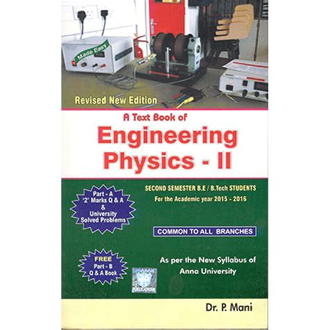 Engineering Physics Ii P Mani