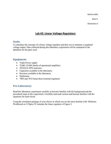 Engineering Science Lab Report Linear Motion