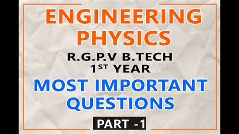Download Engineering 1St Year Physics Rgpv 
