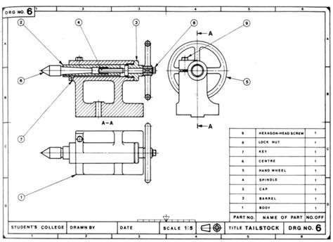 Download Engineering Drawing Assembly Example 