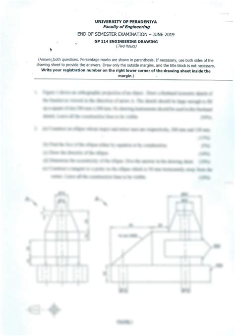 Download Engineering Drawing Model Question Papers 