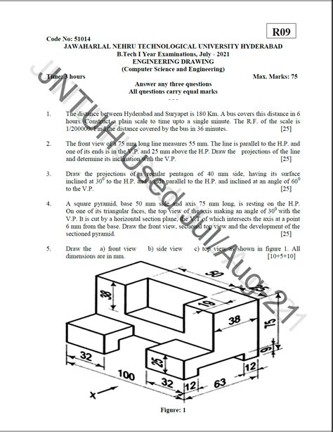 Download Engineering Drawing Previous Question Papers Jntuh 