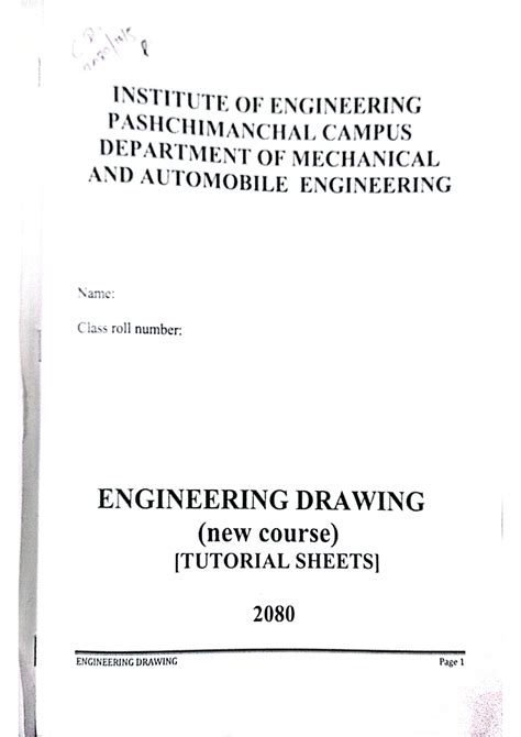 Read Online Engineering Drawing Tutorial Ppt 