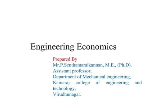 Download Engineering Economics Tarach 