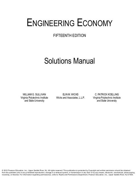 Full Download Engineering Economy 15Th Edition Pearson Solution Manual 