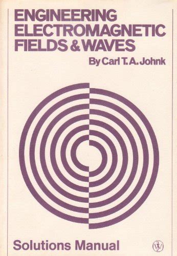 Read Engineering Electromagnetic Fields Waves Solutions Manual 