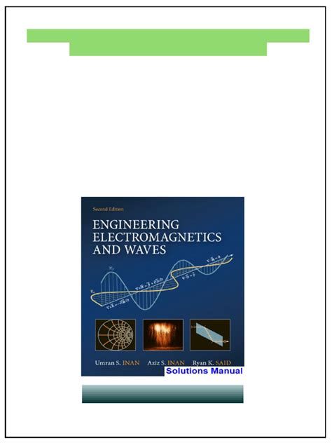 Read Online Engineering Electromagnetics Inan And Solutions 