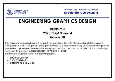 Read Engineering Graphics And Design Grade 10 Answer Book 