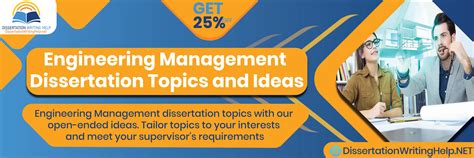 Read Engineering Management Dissertation Topics 