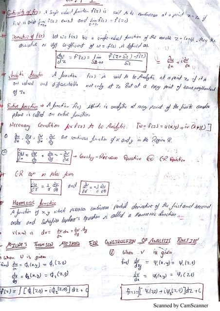 Read Online Engineering Mathematics 3 Notes 