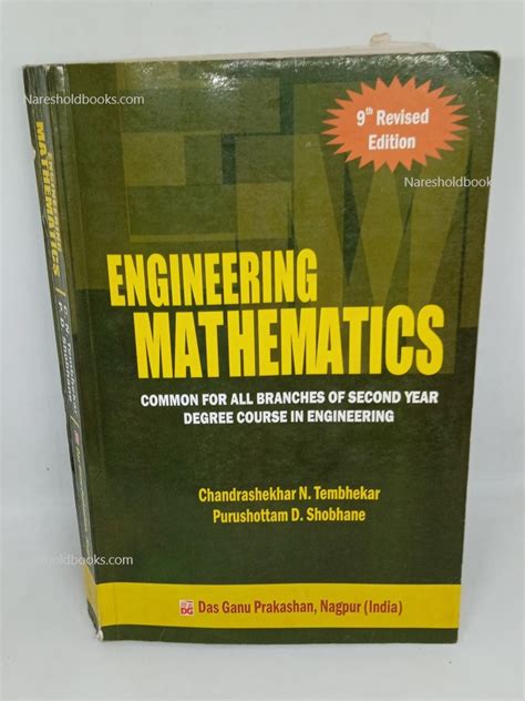 Full Download Engineering Mathematics By Tembhekar And Shobhane 
