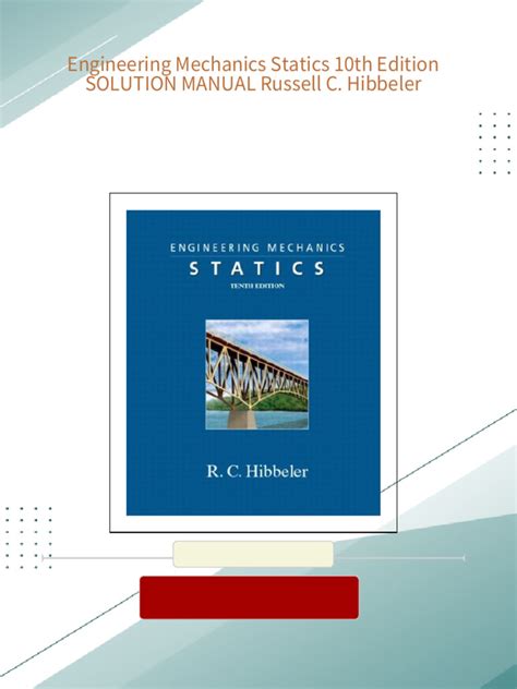 Read Online Engineering Mechanics Statics 10Th Edition Solution 