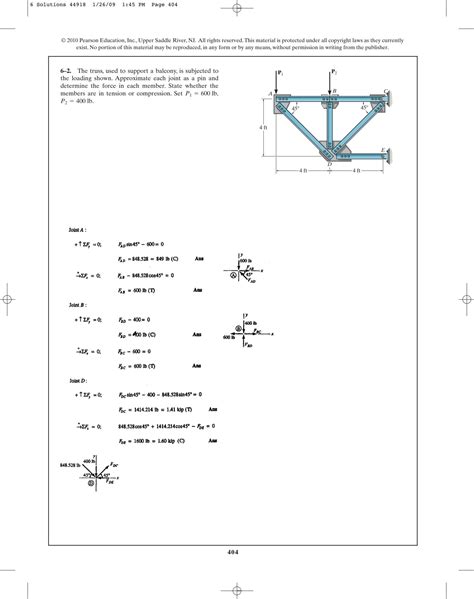 Read Online Engineering Mechanics Statics 12Th Edition Solutions Chapter 6 