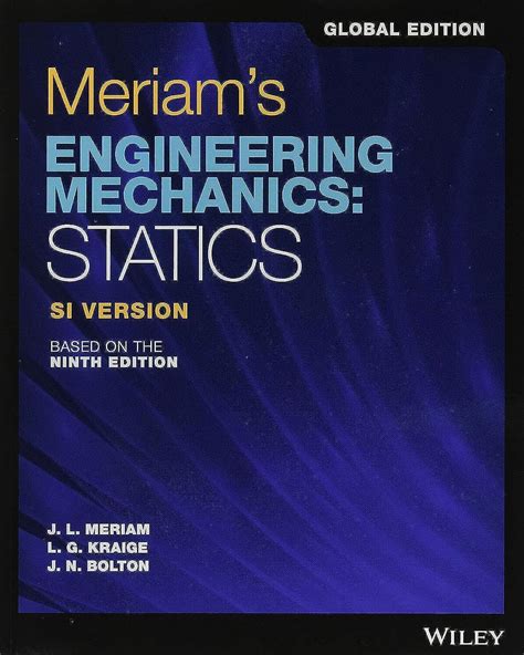 Read Online Engineering Mechanics Statics Meriam 6Th Edition 