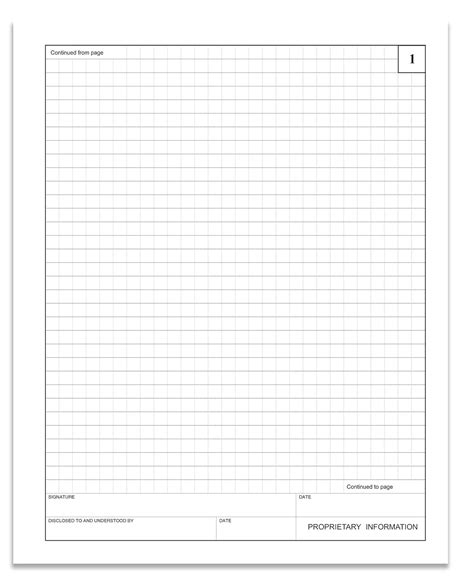 Download Engineering Notebook Paper Template 