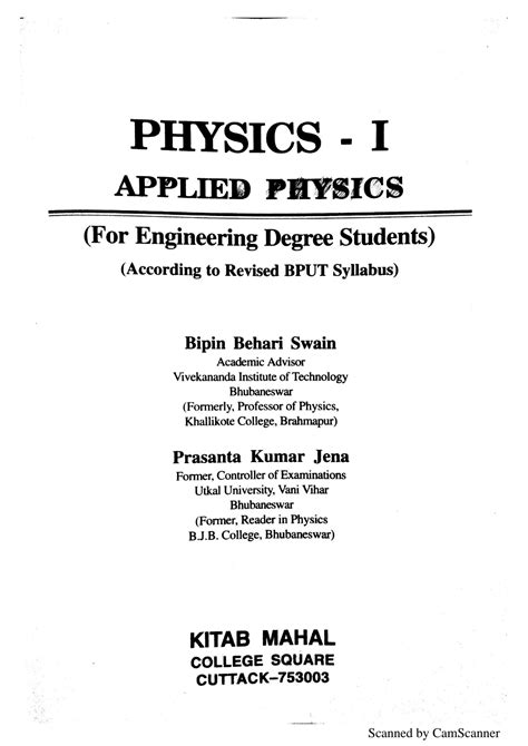 Download Engineering Physics Degree By B B Swain 