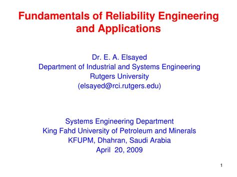 Read Engineering Reliability Fundamentals And Applications 