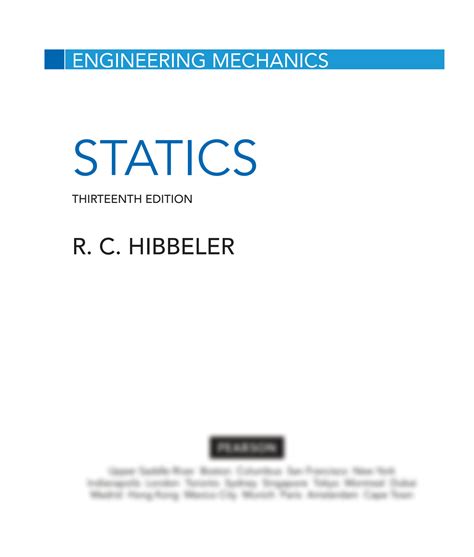 Read Online Engineering Statics Edition 13 Solutions 