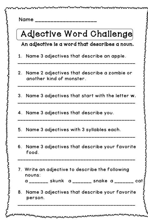 English Adjectives Grade 4 Teaching Resources Wordwall Adjectives Exercises For Grade 4 - Adjectives Exercises For Grade 4