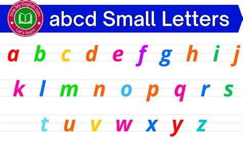 English Alphabet Learn English Small Abcd In English Copy - Small Abcd In English Copy