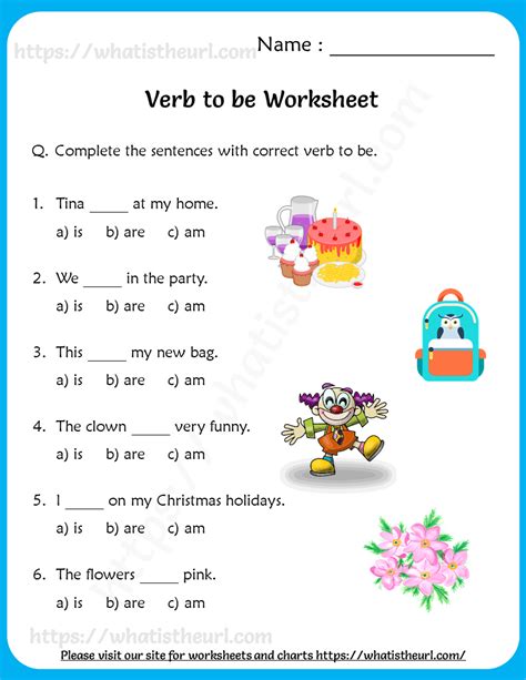 English Class 2 Being Verbs Am Is Are Fill In The Blanks With Verbs - Fill In The Blanks With Verbs