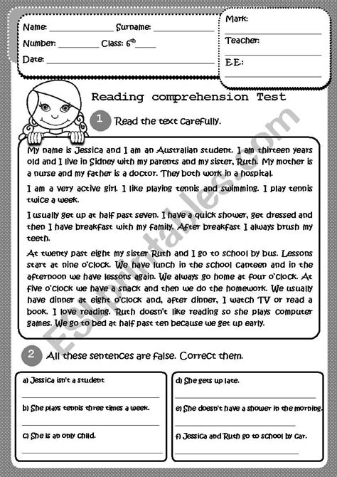 English Comprehension Level Test Sample Olevel