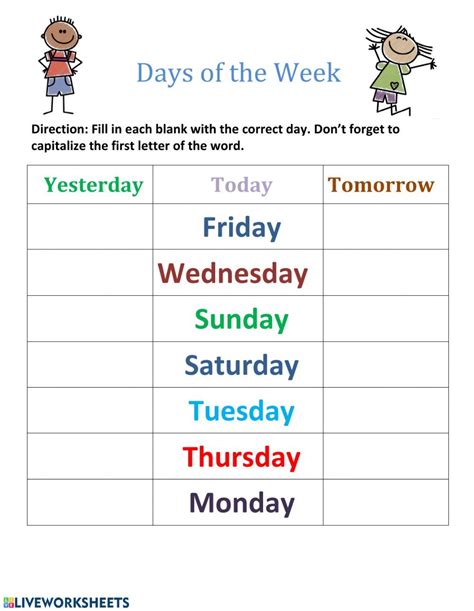 English Days Of The Week Spelling Cut And Spell The Days Of The Week - Spell The Days Of The Week