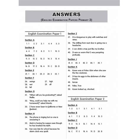 English Examination Paper