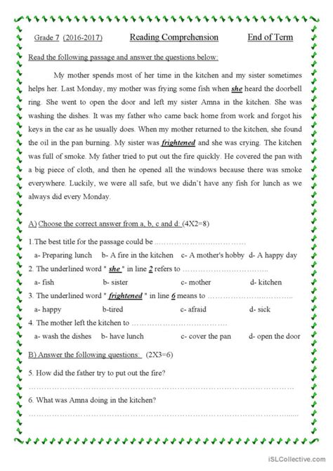 English Grade 7