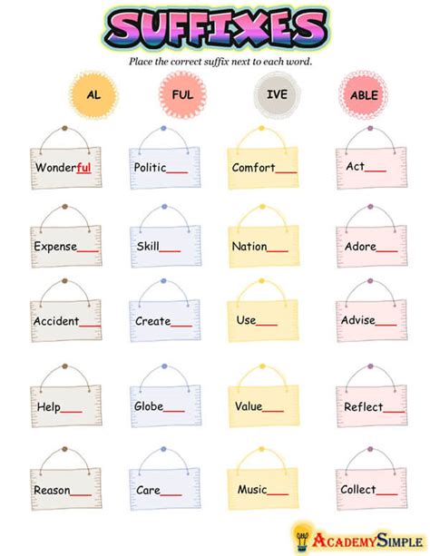 English Grammar Affixes Worksheet Academy Simple Affixes Worksheet 8th Grade - Affixes Worksheet 8th Grade
