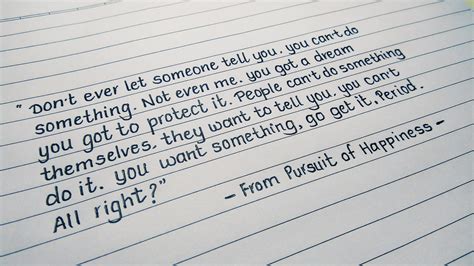 English Handwriting Note