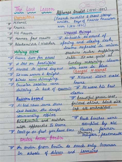 English Handwritten Notes