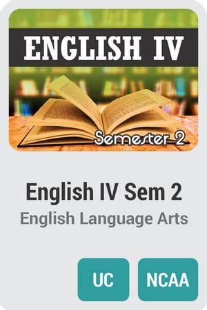 english iv sem 2