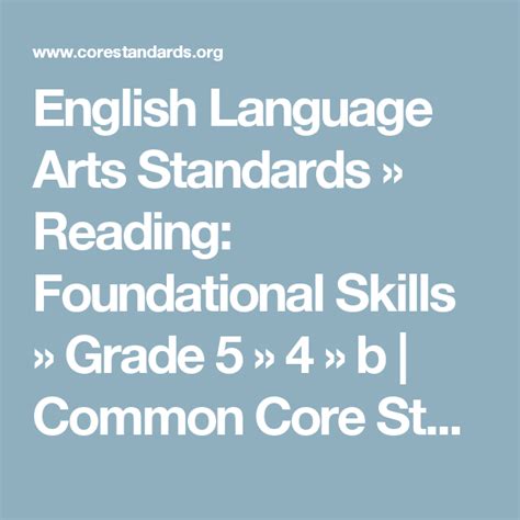English Language Arts Standards Reading Foundational Skills Grade Second Grade Ccss - Second Grade Ccss