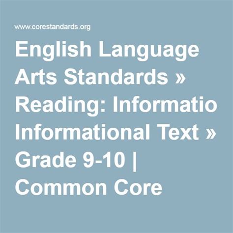 English Language Arts Standards Reading Informational Text Grade Ela 4th Grade Standards - Ela 4th Grade Standards