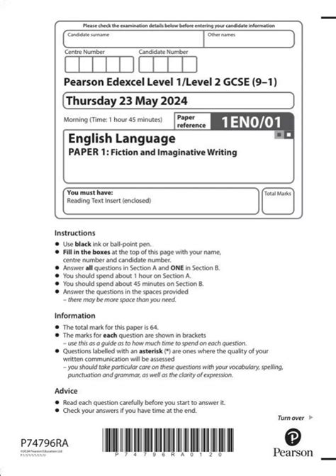 english level 1 edexcel