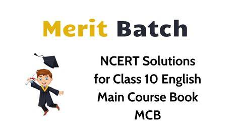 english mcb class 10 solutions unit 3