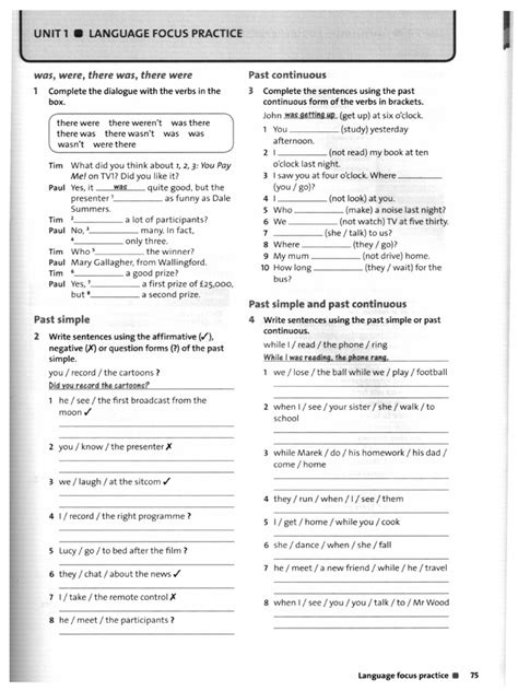English Plus 3 Workbook Unit 7