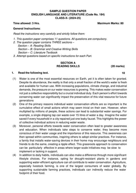 English Sample Question Paper Of Msbte Website