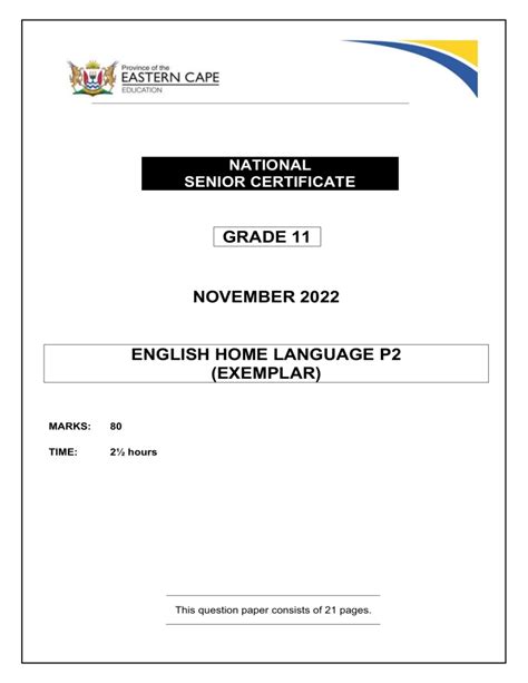 english second language p2 may june