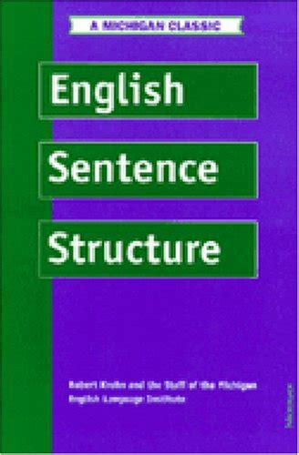 english sentence structure intensive course in english