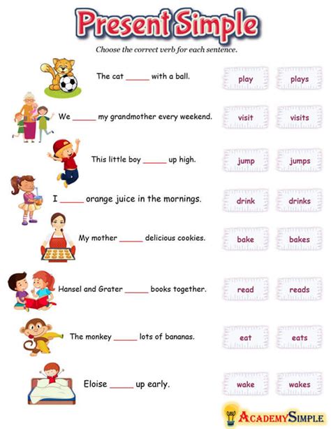 English Simple Present Tense Worksheet Adding X27 S Present Tense Verbs Worksheet - Present Tense Verbs Worksheet