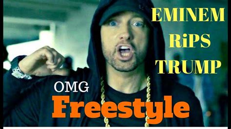 english song by eminem about trump