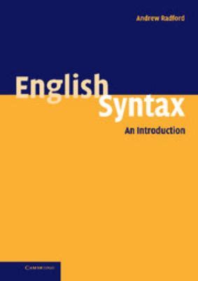 english syntax an introduction andrew radford