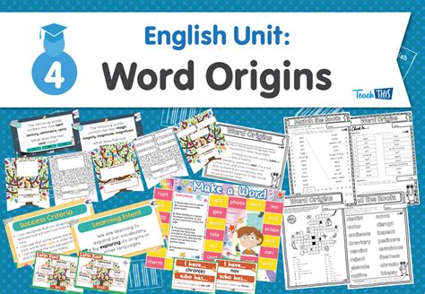 English Unit Word Origins Teach This Word Origins Worksheet - Word Origins Worksheet