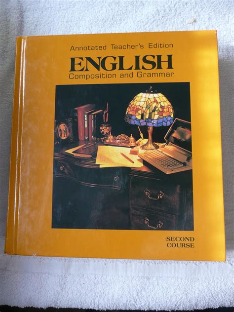 Read English Composition And Grammar Second Course Annotated Teachers Edition 